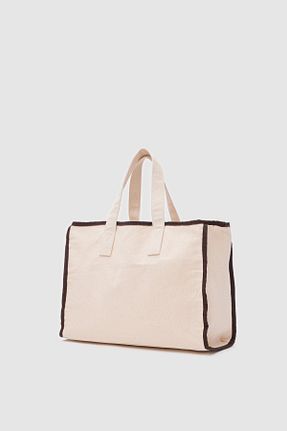 کیف ساحلی قهوه ای زنانه حصیر Shule Bags - کد 836161715