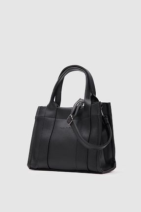 کیف پستچی مشکی زنانه چرم مصنوعی Shule Bags - کد 761281294