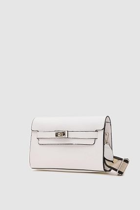 کیف پستچی سفید زنانه چرم مصنوعی Shule Bags - کد 841312446