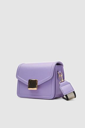 کیف پستچی بنفش زنانه چرم مصنوعی Shule Bags - کد 832660472