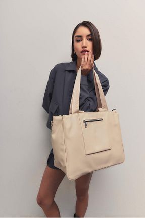 کیف دوشی بژ زنانه ساتن Shule Bags - کد 771198870