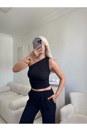 ست بالاتنه و پائین تنه رنگی زنانه بافتنی Zora Butik - کد 928562213