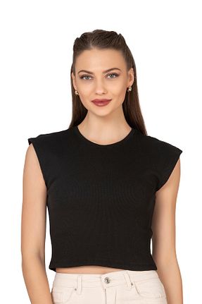 بلوز مشکی زنانه ساده ÖZKAN underwear - کد 926689470