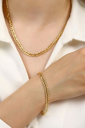 ست طلا زرد زنانه زیرکن Altınkesesi - کد 928580344