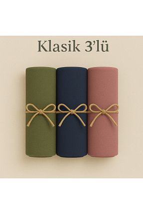 شال سبز زنانه پنبه ای mim eşarp - کد 928586704