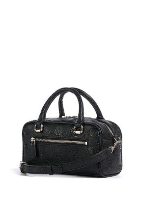 کیف دوشی مشکی زنانه چرم مصنوعی Guess - کد 902724641