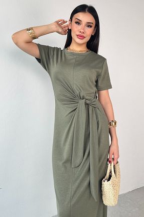 لباس خاکی زنانه پنبه پلی استر Cappmoda - کد 928585756