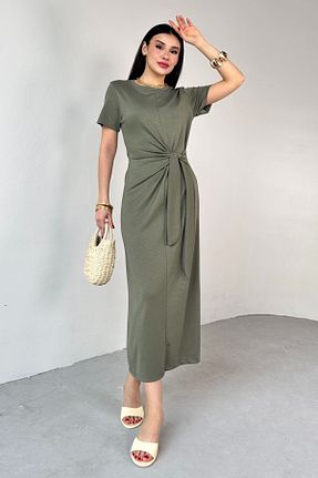 لباس خاکی زنانه پنبه پلی استر Cappmoda - کد 928585756