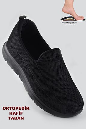 کفش پیاده روی مشکی مردانه پارچه ای ISPARTALILAR - کد 666083366