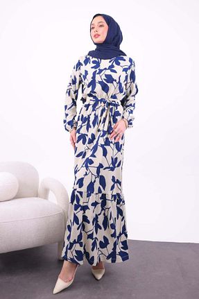 لباس حجاب سرمه ای زنانه رگولار benguen - کد 928588775