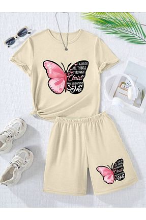 ست بالاتنه و پائین تنه سایز بزرگ زنانه فاق نرمال PENTHİLUS - کد 928887367