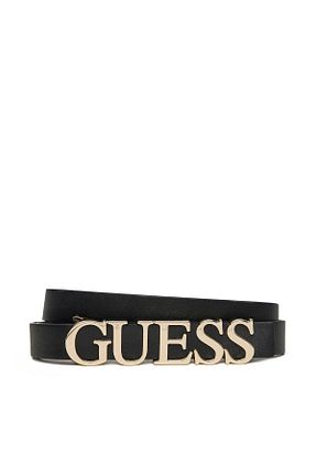 کمربند مشکی زنانه چرم مصنوعی Guess - کد 905842650