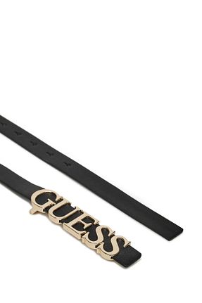 کمربند مشکی زنانه چرم مصنوعی Guess - کد 905842650