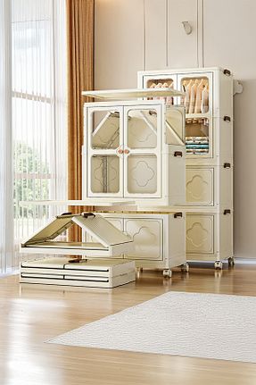 کابینت چند منظوره سفید پلاستیک Decorev - کد 928932283