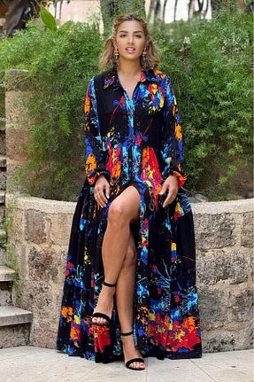 لباس مشکی زنانه بافتنی Nevin Kaya Moda - کد 928623983