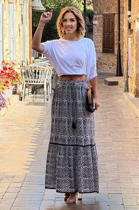 دامن بژ زنانه Nevin Kaya Moda - کد 928626458