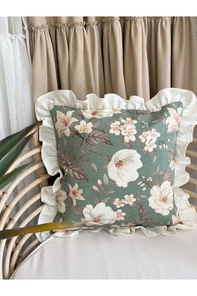 کوسن و روکش کوسن سبز پنبه ای Decamor home - کد 928627803