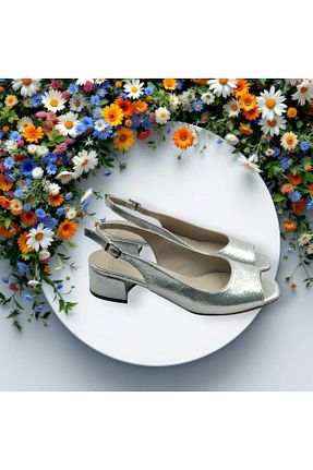 کفش مجلسی متالیک زنانه چرم مصنوعی Escarpinshoes - کد 928608462