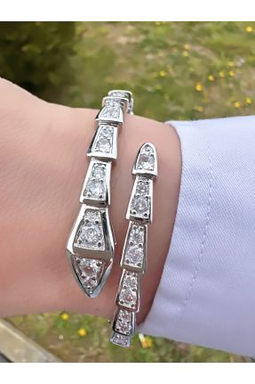 دستبند استیل (فولاد) طوسی زنانه استیل (فولاد) ECEMSEL - کد 928630899