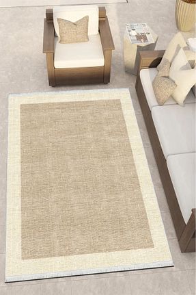 فرش بژ زیره ضد لغزش VOPTEKS - کد 928631168