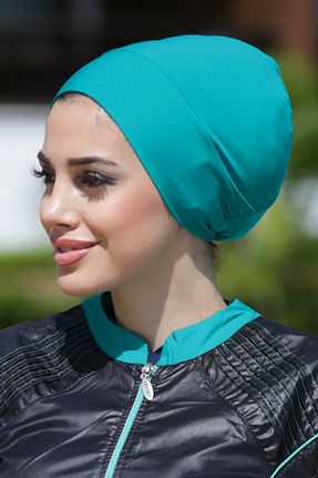کلاه شنای حجاب سبز زنانه Remsa Mayo - کد 928637336