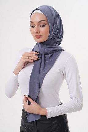 روسری طوسی پنبه پلی استر Ritagarcia - کد 928636448