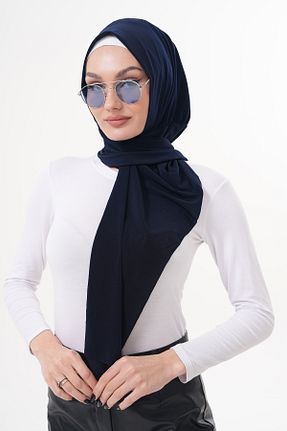 روسری سرمه ای پنبه پلی استر Ritagarcia - کد 928636440