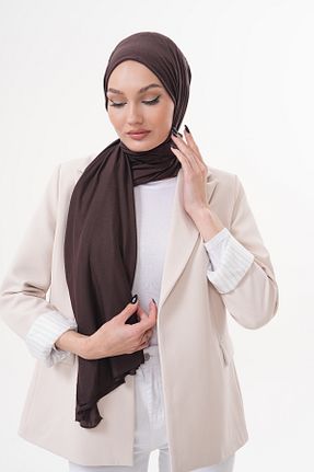 شال قهوه ای زنانه ویسکون Ritagarcia - کد 904915480