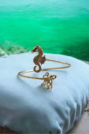 اکسسوری بدن زرد زنانه فلزی Huit - کد 928635491