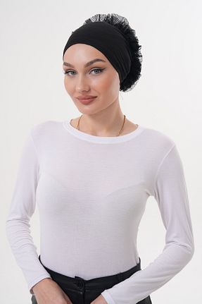 کلاه شنای حجاب مشکی زنانه Ritagarcia - کد 928637502