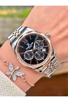 ساعت مچی صورتی زنانه 36 میلی متر Daniel Klein - کد 832492783