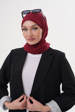 شال زرشکی زنانه ویسکون Ritagarcia - کد 904915506
