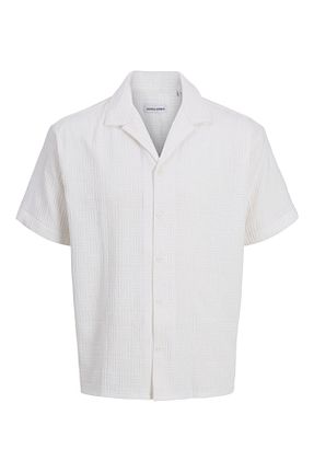 پیراهن سفید مردانه رگولار Jack & Jones - کد 899672251