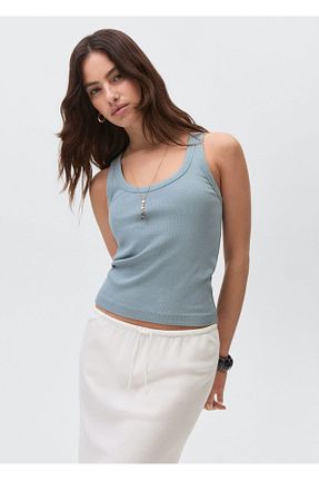 دامن سفید زنانه ویسکون MANGO Teen - کد 925448548