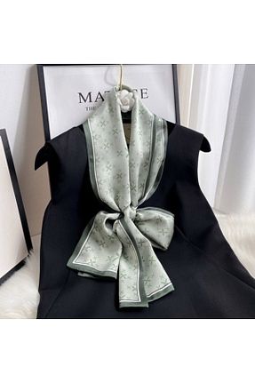 دستمال گردن سبز زنانه پلی استر ElevaGlam - کد 928687082