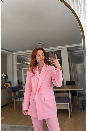 ست بالاتنه و پائین تنه صورتی زنانه پنبه ای bonnline - کد 928698180