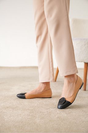 بابت بژ زنانه چرم مصنوعی öz se shoes - کد 791055248