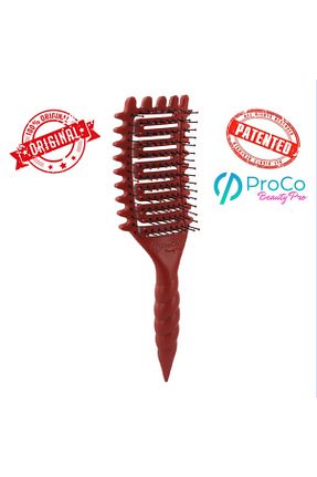 برس و شانه مو زرشکی PROCO - کد 921023864