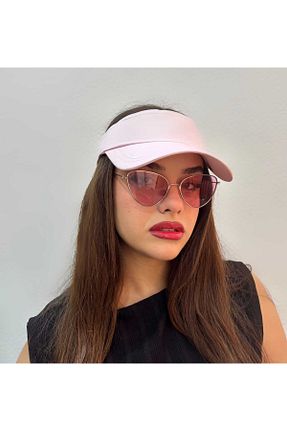کلاه صورتی زنانه پنبه ای CapZone - کد 928713168