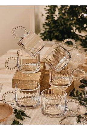 لیوان نارنجی شیشه Şahika Kristal cama atılan imza - کد 902354766
