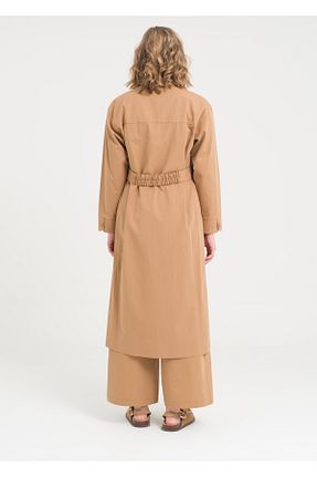 کلاه و ابایا قهوه ای زنانه پنبه ای Armağan - کد 928721331
