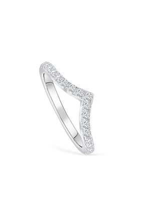 انگشتر نقره سفید زنانه زیرکن CARAT STONE - کد 412442513