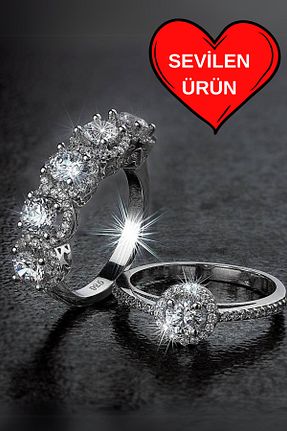 انگشتر نقره سفید زنانه زیرکن CARAT STONE - کد 488815432