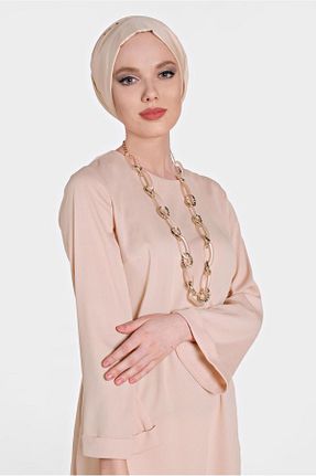 تونیک حجاب صورتی زنانه پلی استر Alvina - کد 872832587