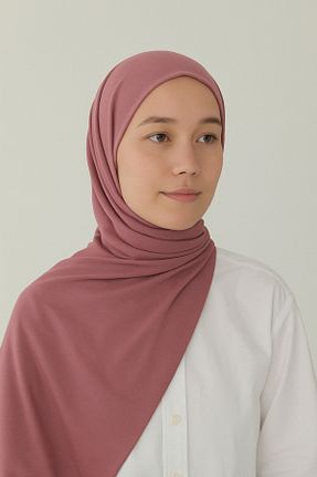 شال صورتی زنانه پنبه ای mim eşarp - کد 928586590
