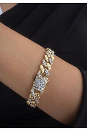 دستبند استیل (فولاد) زرد آهن Chiaro Accessory - کد 928412115
