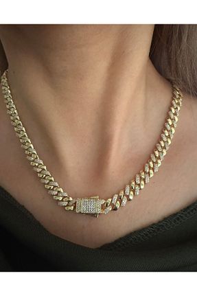 گردنبند استیل ( فولاد ) زرد استیل (فولاد) Chiaro Accessory - کد 928754969
