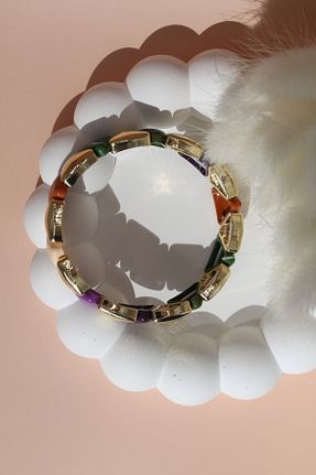 دستبند جواهر رنگی زنانه Luvix Design - کد 928802004