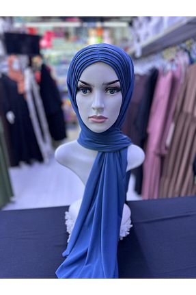 شال آبی زنانه erasra class - کد 928837199