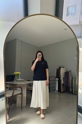 دامن نباتی زنانه ساتن MODA - کد 928835633